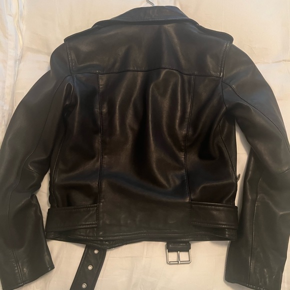 AllSaints Balfern Leather Jacket - Picture 2 of 4